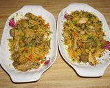 A picture of step 5 of Arroz con Pollo, Jon Style.