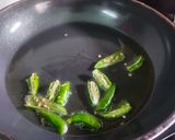 A picture of step 4 of Capsicum Chilli Chitol Muitha.