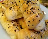 صورة لخطوة 6 من وصفة ساندوتشات محشية بحشوة البسطرمة وميكس الجبن 😋❤️