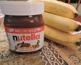 A picture of step 1 of Nutella Swirled Banana Bread.