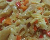 Foto del paso 4 de la receta: Fideos con vegetales y queso