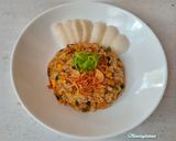Foto langkah ke 3 dari resep Nasi Goreng Daun Bawang Mommylicious.