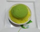 รูปขั้นตอนการทำที่ 7 ของ ข้าวเหนียวเหลืองหน้าสังขยาใบเตย