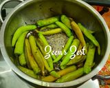 A picture of step 4 of Hyderabadi Mirchi Ka Salan.