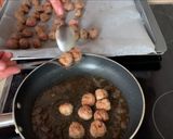 Foto del paso 2 de la receta Risotto con tomates secos y albondiguitas