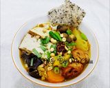 Hình bước làm 2 của món Mì Quảng chay