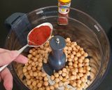 Une image de l'étape 2 de Houmous express (sans tahin).