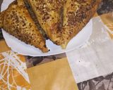 Foto del paso 2 de la receta Triángulo de hojaldre relleno nutella y turrón blando