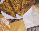 Foto del paso 2 de la receta: Triángulo de hojaldre relleno nutella y turrón blando