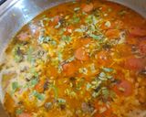 Foto del paso 5 de la receta: Arroz con pollo y salchichas a mi manera