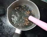 Foto langkah ke 2 dari resep 5. Puding susu bunga telang.