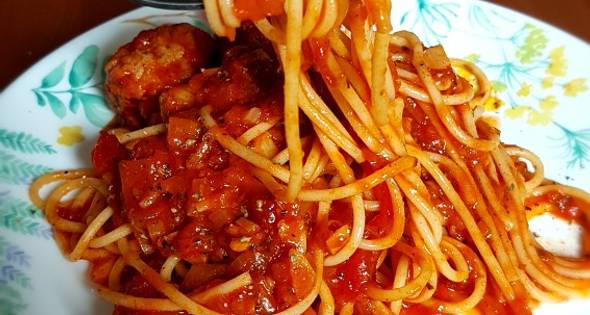 6 Spaghetti Meat Balls