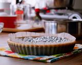 A picture of step 10 of Mango Frangipane Tart | Gorgeous Orange Yellow Tart.