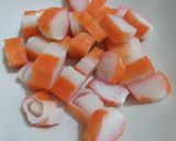 Foto langkah ke 3 dari resep Kani Shirataki Mentai (Makanan Diet Rendah Kalori).