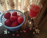 A picture of step 2 of Tomato Juice.