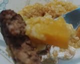 Foto del paso 5 de la receta: Risotto vegano de calabaza con hamburguesa