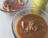Foto del paso 3 de la receta: Cazuela de calamar con arroz en salsa roja