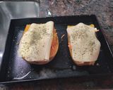 Foto del paso 4 de la receta: Calabaza rellena con milanesa al horno