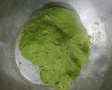A picture of step 2 of Palak Puri with Dam aloo.