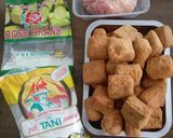 Foto langkah ke 1 dari resep Tahu Bakso Ayam.