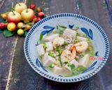 Hình bước làm 3 của món Canh Khoai Môn Tôm Thịt