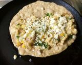 A picture of step 5 of Quesadilla - Indian Style(both veg and non-veg type).