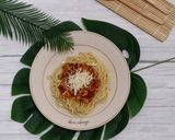 Foto langkah ke 6 dari resep Spaghetti Saus Bolognese Telur Orak-Arik.