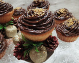 Foto del paso 6 de la receta Magdalenas cubiertas de chocolate para Navidad