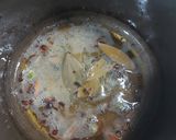 A picture of step 3 of Chicken white malai biryani.
