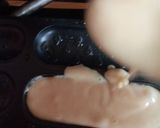 A picture of step 6 of Hotdog waffles.