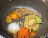 A picture of step 3 of Gobhi mussallam.
