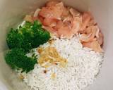 Mpasi 8 bulan bubur ayam brokoli langkah memasak 3 foto