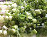 A picture of step 1 of Scallion Egg Roll Omelet.