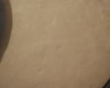 A picture of step 3 of Barbecue Pizza, stuff crust.