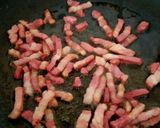 A picture of step 1 of My Italian inspired Pasta Salad with pancetta. 😀.