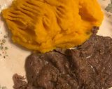 Foto del paso 12 de la receta: Puré de Zapallo con Bife al Ajo