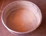 A picture of step 5 of Moist chocolate cake using table top cooker.