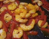 A picture of step 2 of Prawn n Pepper couscous.