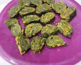 A picture of step 4 of Vagharela Besan Patra.