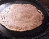 A picture of step 4 of Flak seeds veg chilla.