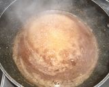 A picture of step 5 of Ginger sweet or adark halwa.