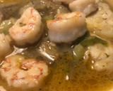 Foto del paso 6 de la receta: Guisado de rape con verduras y gambones, en olla rápida