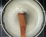 A picture of step 1 of Melting Mysore Pak.