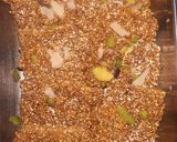 A picture of step 3 of Rajgira seed burfi.