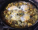 Foto del paso 1 de la receta: Verduras con huevos estrellados