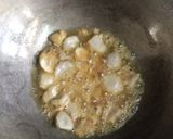 A picture of step 1 of Arbi besan masala.