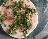 A picture of step 3 of Masala Lachha Paratha.