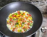 A picture of step 1 of Cauliflower chakalaka.