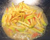 金沙南瓜炒年糕的食譜步驟6照片