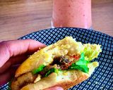 Une image de l'étape 6 de Veggie Sandwich aux champignons.